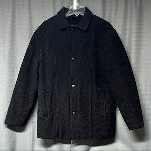 Mens Charcoal Wool Jacket